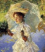 John Singer Sargent Morning Walk Detail oil painting reproduction